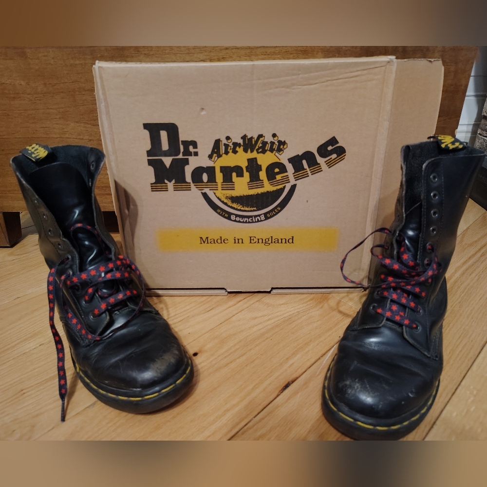 Made in England black Dr. Martens size 7 (women's size 9)